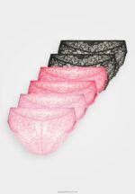 Z62T1005 Women Anna Field 7 Pack Thong Pink - Image 6