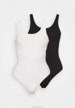 Z62T1028 Women Anna Field 2 Pack Body Black/White - Image 5