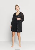 Z62T1049 Women Anna Field Anna Viscose Dress Nightie Black - Image 2