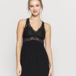 Z62T1049 Women Anna Field Anna Viscose Dress Nightie Black