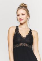 Z62T1049 Women Anna Field Anna Viscose Dress Nightie Black - Image 4