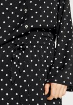 Z62T1062 Women Anna Field Pyjama Set Black/Off-White - Image 5