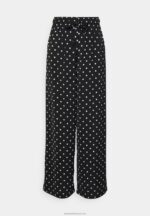 Z62T1062 Women Anna Field Pyjama Set Black/Off-White - Image 8