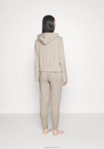 Z62T1067 Women Anna Field Pyjama Set Brown - Image 3