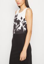 Z62T106 Women Anna Field Jersey Dress Black/White - Image 6