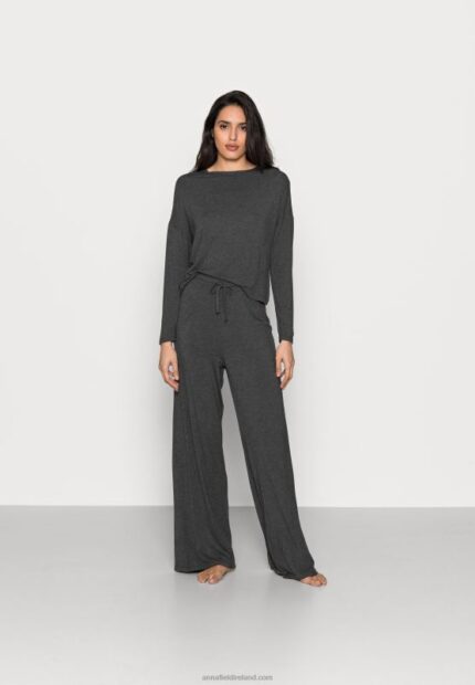 Z62T1071 Women Anna Field Pyjama Set Dark Grey