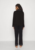 Z62T1072 Women Anna Field Pyjama Set Black - Image 3