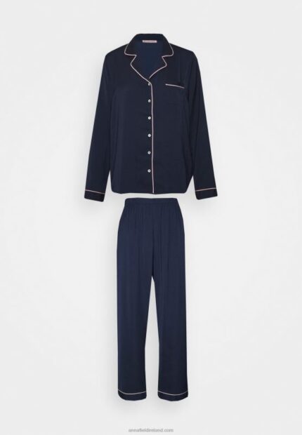 Z62T1074 Women Anna Field Pyjama Set Dark Blue
