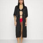 Z62T1083 Women Anna Field Dressing Gown Black