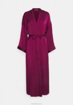 Z62T1086 Women Anna Field Bridal Dressing Gown Dressing Gown Purple - Image 7