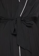 Z62T1088 Women Anna Field Amanda Satin Dressing Gown Dressing Gown Black - Image 7
