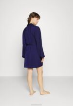 Z62T1089 Women Anna Field Dressing Gown Blue - Image 3