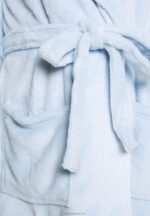 Z62T1094 Women Anna Field Ladies Plush Bathrobe Dressing Gown Blue - Image 6