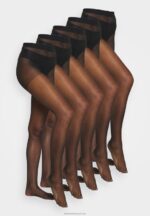 Z62T1097 Women Anna Field 5Pp 15 Den Tights Black - Image 2