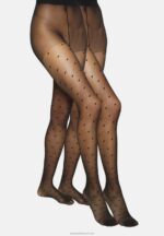 Z62T1098 Women Anna Field 20 Den Polka Dots Tights Tights Black - Image 2