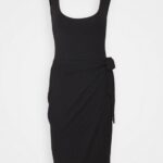 Z62T109 Women Anna Field Jersey Dress Black