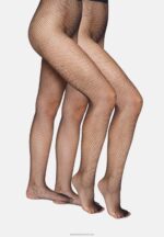 Z62T1110 Women Anna Field 2 Pack Fishnet Tights Tights Black - Image 2