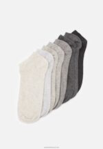 Z62T1131 Women Anna Field 8Pp Sneaker Socks Socks Grey