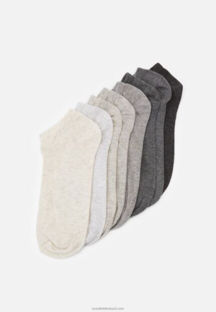 Z62T1131 Women Anna Field 8Pp Sneaker Socks Socks Grey