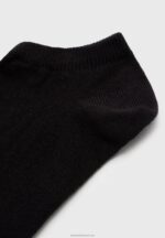 Z62T1132 Women Anna Field 8 Pack Socks Black - Image 2