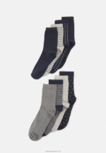Z62T1145 Women Anna Field 8Pack Socks Dark Blue