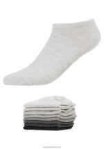 Z62T1146 Women Anna Field 8Pp Sneaker Socks Socks Grey - Image 2