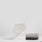 Z62T1146 Women Anna Field 8Pp Sneaker Socks Socks Grey