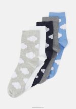Z62T1150 Women Anna Field 5Pk Cloud Socks Socks Multi-Coloured