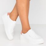 Z62T1190 Women Anna Field Trainers Rose/White
