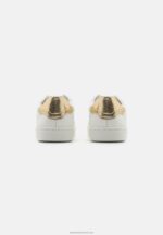 Z62T1204 Women Anna Field Trainers White/Gold - Image 4