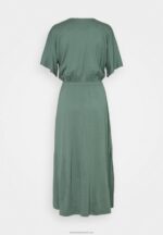 Z62T121 Women Anna Field Jersey Dress Green - Image 2