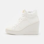 Z62T1229 Women Anna Field High-Top Trainers White