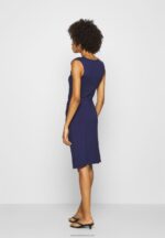Z62T122 Women Anna Field Shift Dress Evening Blue - Image 3