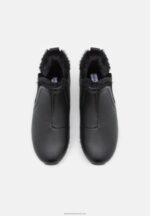 Z62T1235 Women Anna Field High-Top Trainers Black - Image 6