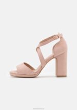 Z62T1256 Women Anna Field Sandals Rose/Gold - Image 2