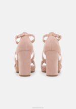 Z62T1256 Women Anna Field Sandals Rose/Gold - Image 4