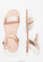 Z62T1257 Women Anna Field Sandals Rose Gold - Image 3