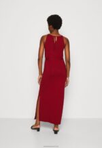 Z62T125 Women Anna Field Maxi Dress Dark Red - Image 3