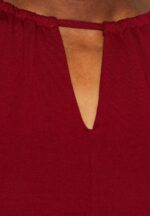 Z62T125 Women Anna Field Maxi Dress Dark Red - Image 6