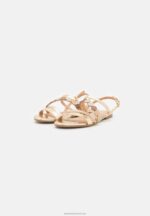 Z62T1260 Women Anna Field Sandals Gold - Image 3