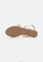 Z62T1260 Women Anna Field Sandals Gold - Image 5