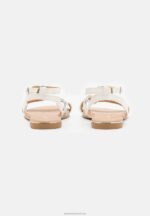 Z62T1263 Women Anna Field Sandals White - Image 4