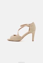 Z62T1271 Women Anna Field High Heeled Sandals Gold - Image 2