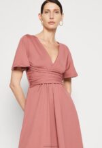 Z62T127 Women Anna Field Jersey Dress Pink - Image 4