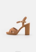 Z62T1286 Women Anna Field Sandals Cognac - Image 2