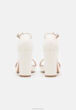 Z62T1288 Women Anna Field High Heeled Sandals White - Image 3