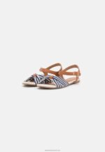 Z62T1290 Women Anna Field Sandals Cognac/Dark Blue - Image 3
