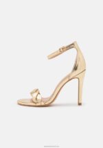 Z62T1291 Women Anna Field High Heeled Sandals Gold - Image 2