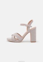 Z62T1292 Women Anna Field Sandals Light Grey - Image 2