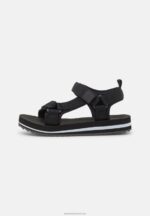 Z62T1298 Women Anna Field Walking Sandals Black - Image 2
